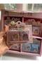 Set of 2 Mini Princess Design Velcro Notebooks & Keychain - 3