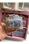 Set of 2 Mini Princess Design Velcro Notebooks & Keychain - 4