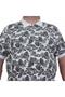 Men's Large Size Polo Collar T-Shirt Hawai 24455 White - 3