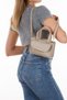 Women's Flap Mini Hand and Shoulder Bag Taupe - 5