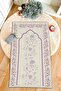 Decorative Digital Printed Black Non-Slip Base Prayer Rug Prayer Rack 75x120