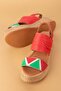 Women's Genuine Leather Platform Sole Sandals Mlk.2056 - 6