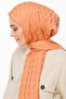 Wave Pattern Silky Jacquard Shawl - 4