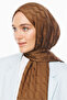 Wave Pattern Silky Jacquard Shawl - 8