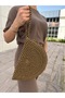 Zippered Straw Jute Vegan Clutch Bag - 2