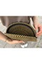 Zippered Straw Jute Vegan Clutch Bag - 3