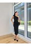 Floral Detail One-Shoulder Midi Dress - 2