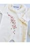 Flower Embroidered Lace Detailed 10-Piece Organic Hospital Discharge Set 100% Cotton Newborn Baby Girl - 5