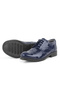 Navy Blue Patent Leather Circumcision Wedding Tuxedo Rubber Laced Children's Shoes - 2