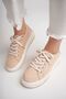 Beige Women's Sneaker Casual Shoes - 2