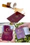 6 Pieces Luxury Transparent Passport Case Rip-Proof Waterproof Dirt-Proof Passport Cover Pack of 6 - 3