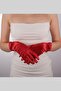 Satin Lycra Bridal Gloves 29 cm Dance & Opera Costume Gloves - 2