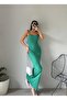 Women's Rope Strap Oval Collar Summer Camisole Long Dress - 2
