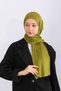 Combed Cotton Shawl Jersey Shawl - Oil Green - 5
