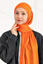 Combed Cotton Shawl Jersey Shawl - Orange