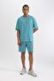 Fit Oversize Wide Fit Crew Neck Printed Short Sleeve T-Shirt A1624Ax24Sm - 2