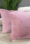 Rabbit Plush Throw Pillow Cover - Powder (1 Piece) - 3