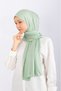 Combed Cotton Shawl Jersey Shawl - Water Green - 3