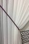 Double Breasted Curtain Tulle Background Collection Apparatus Rope Cord Braçol 300cm Metal End 1 Piece - 3