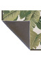 Leaf Green Planted Modern Patterned Decorative Washable Carpet Miravip8303 - 5