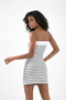 Fav Strapless Seasonal Mini Sweat Dress - 8