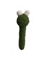 Catnip Pet Cat and Dog Biting & Teeth Scratching Nipple Activity Toy, Green Frog - 3