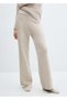 Straight cut knit pants