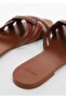 Leather banded sandals - 6