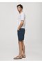 Džínsové bermudy slim fit - 5