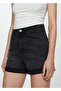 Mom-fit denim shorts
