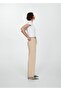 Elastic Waist Straight Jeans - 5