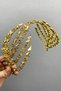 Honey Color Double Sided Helen Hair Accessory Bridal Crown