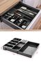 Maxi Adjustable Sliding Slide Drawer Cutlery Holder Knife Holder - 2