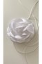 Lace-Up Fabric Flower Choker Necklace Rose Necklace - 2