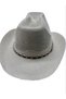 Western Western Straw Hat ( Unisex ) ( Cream ) - 2