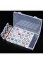 1 Piece Jewelry - Bead and Stone Storage Box with 28 Compartments (7 of Them with 4 Sections Each) and Lockable Lid - 4