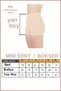 Women's Mini Shorts Boxers Skin Color High Waist Firming Fit Look 11080 - 9