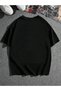 Plus Size Brooklyn Orange Printed 100% Cotton A++ Oversize Tshirt - 3