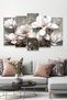 Çiçekler 5 Parçalı Mdf Tablo