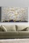 Gold Flowers One Piece Canvas Canvas Painting - 3