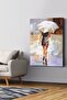 Woman with Umbrella Canvas - Canvas Painting
