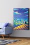 Cat on the Roof Canvas - Canvas Painting