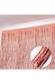 Rose Gold Door Wall Party Curtain Backdrop Back Curtain Glittering Adhesive Birthday Photo Curtain - 2