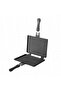 Black Luxury Aluminum Cast Small Frying Pan Toast Pan - 2