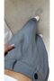 Linen Palazzo Women's Trousers - Mini Waist Elastic - 3