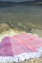 %100 Cotton Flamingo Patterned Turkish Towel - Pink and Shades of Pink - Oeko-tex Certified - 6