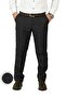 Wontilotte Men's Black Comfortable Fit High Waist Classic Trousers - 2