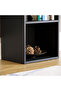 Bookcase and accessory Display Unit of wood 3Tier Black - 6
