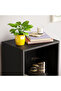 Bookcase and accessory Display Unit of wood 3Tier Black - 5