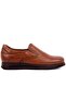 - Tan Leather Laceless Men's Casual Shoes 101-1683-18269